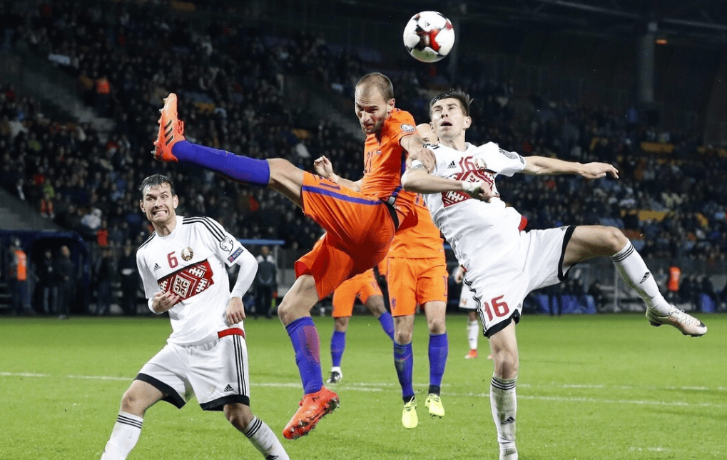 阿塞拜疆国家队在比赛中夺得胜利 阿塞拜疆国家队在比赛中夺得胜利